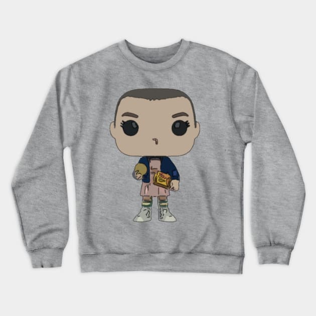 Eleven with Eggos Funko Pop! Figure Crewneck Sweatshirt by marscrying